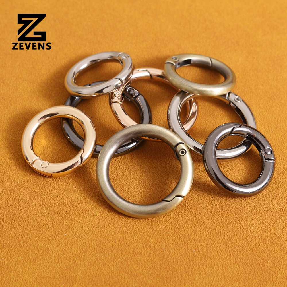 Metal spring gate O Ring Openable Keyring Leather Craft Bag belt strap ...