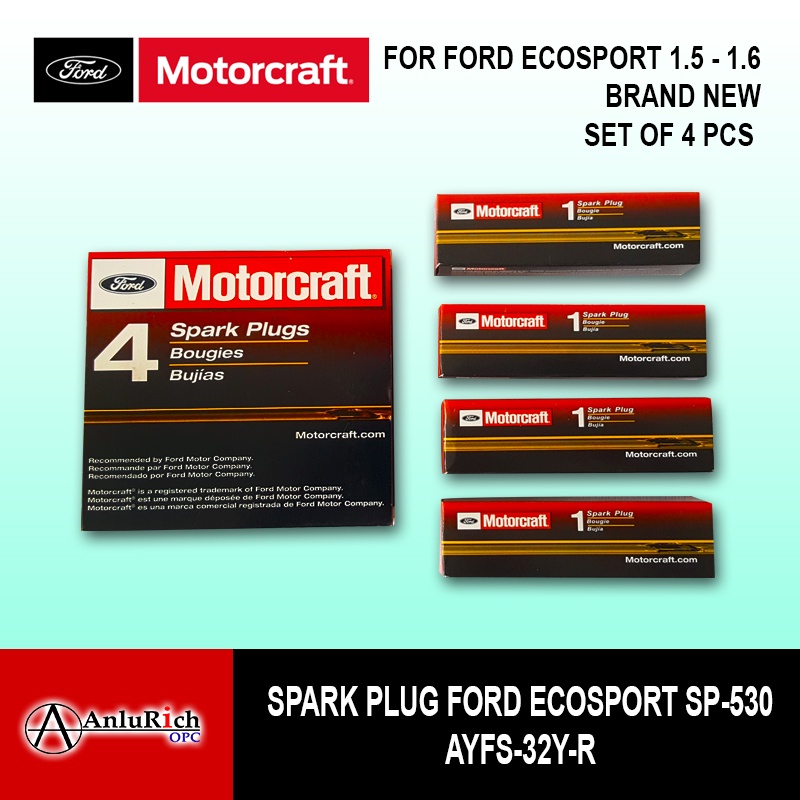 Spark Plug Ford Ecosport SP530 Motorcraft Genuine Parts (AYFS32YR