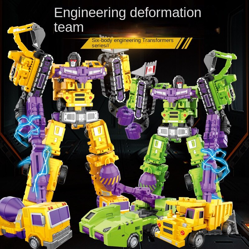 Alloy Engineering Vehicle Children's Transforming Robot Toy Hercules ...