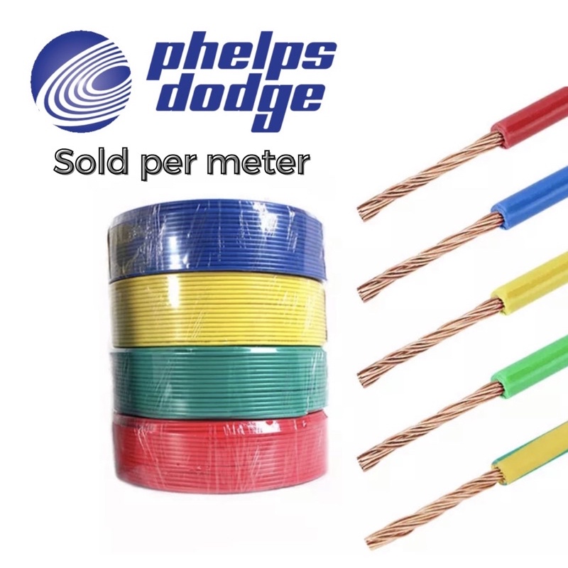 PHELPSDODGE THHN/THWN-02 (PER METER) | Shopee Philippines