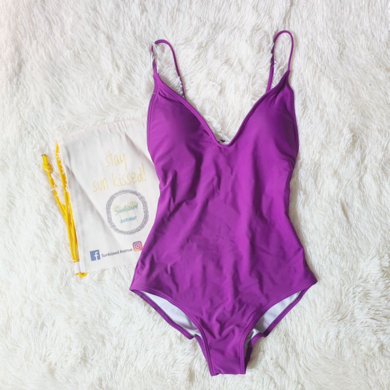 Andy One piece swimsuit monokini swimwear Shopee Philippines