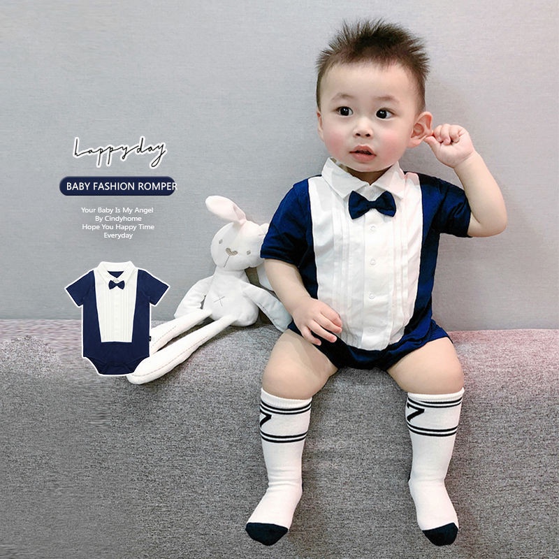 Baby boy hot sale dressy rompers