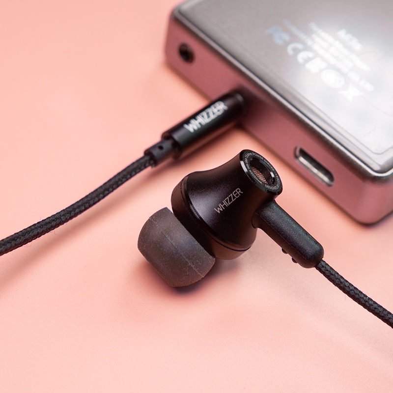 Whizzer BS1 Dynamic in ear wired earphones open back earbuds high resolution Headphones balanced durable with Mic Shopee Philippines