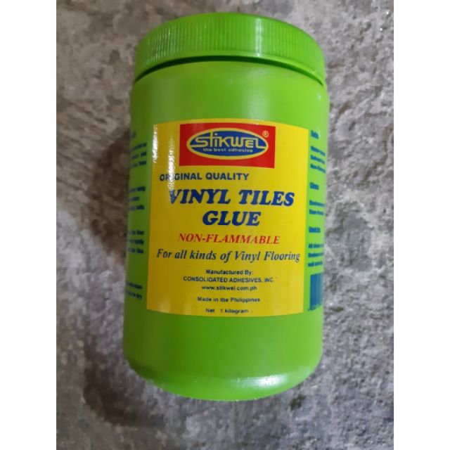 Vinyl Tiles Glue Stikwel Authentic per 1 liter Shopee Philippines