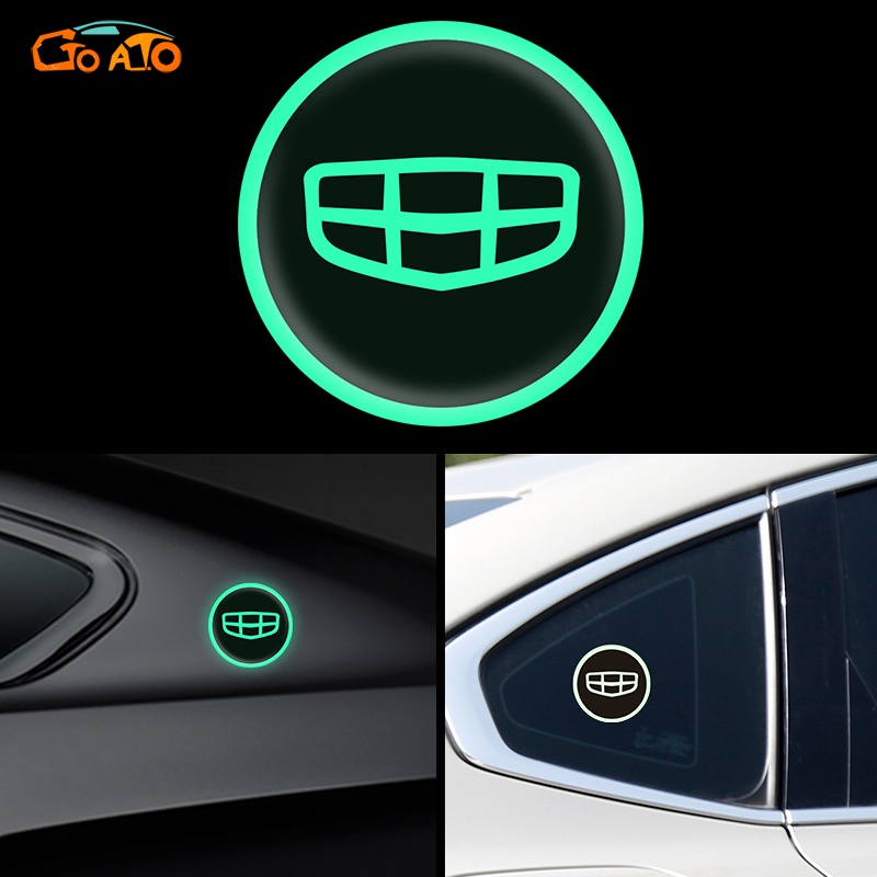 GTIOATO Luminous Car Sticker Gas Tank Sticker Auto Wheel Hub Sticker ...