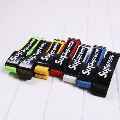SUPREME Fashion Men Canvas Belt Shopee Philippines