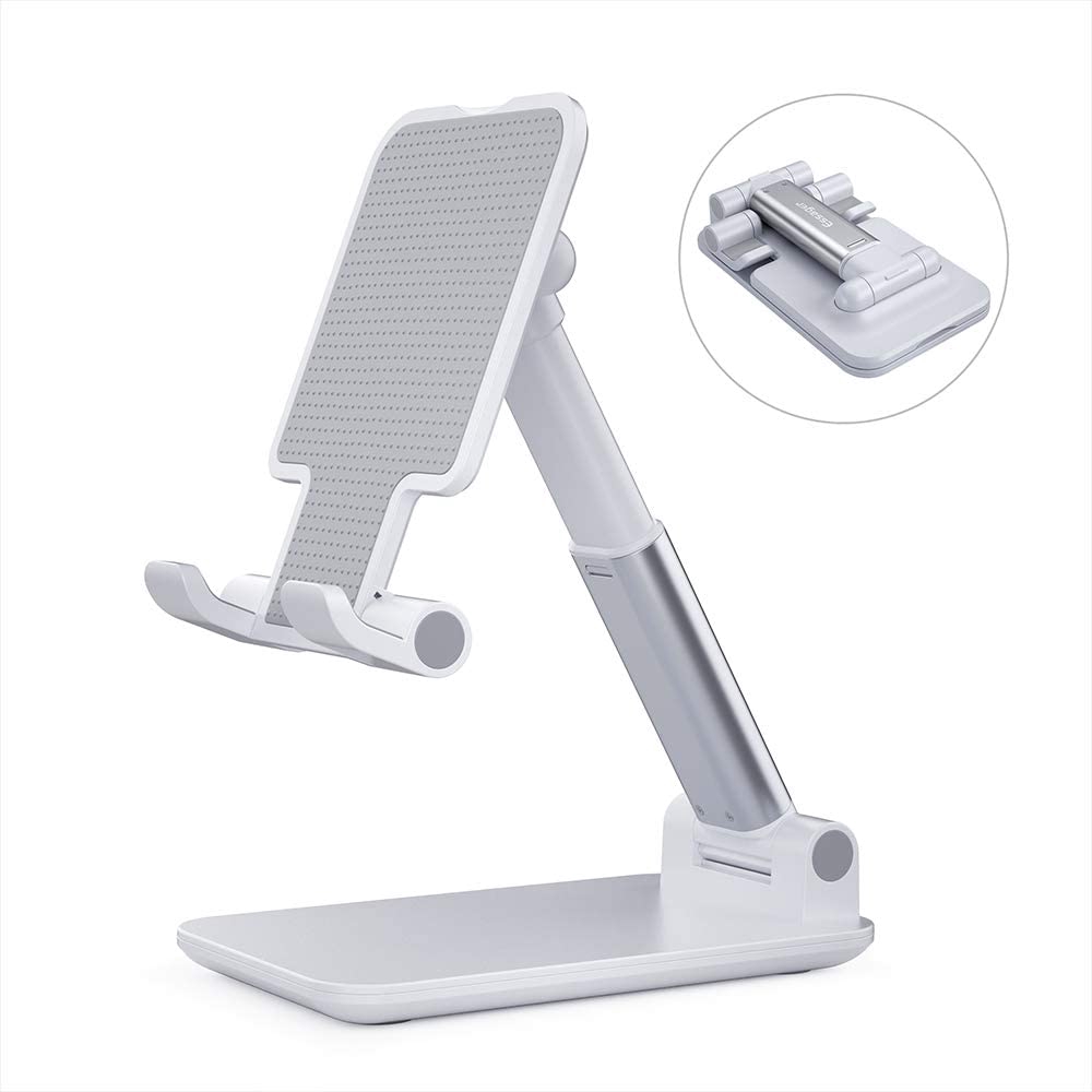 Adjustable Cell Phone Holder Foldable Tablet Stand Mobile Phone Mount for  Desk Compatible with All Smartphones