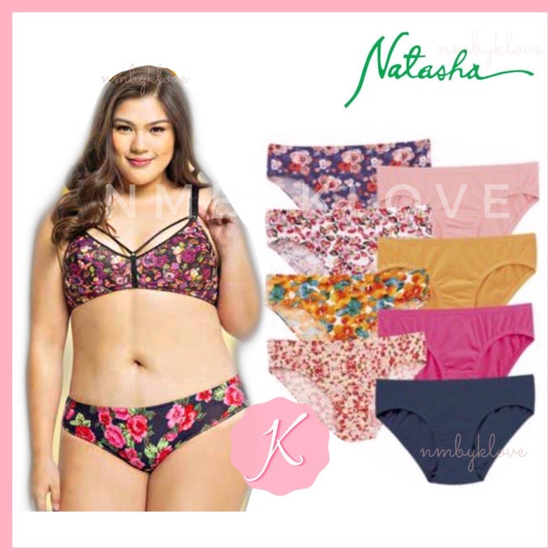 Natasha 8 pcs Plus Size Panty. XXXL 35-36 waistline ladies underwear 8in1  Pack