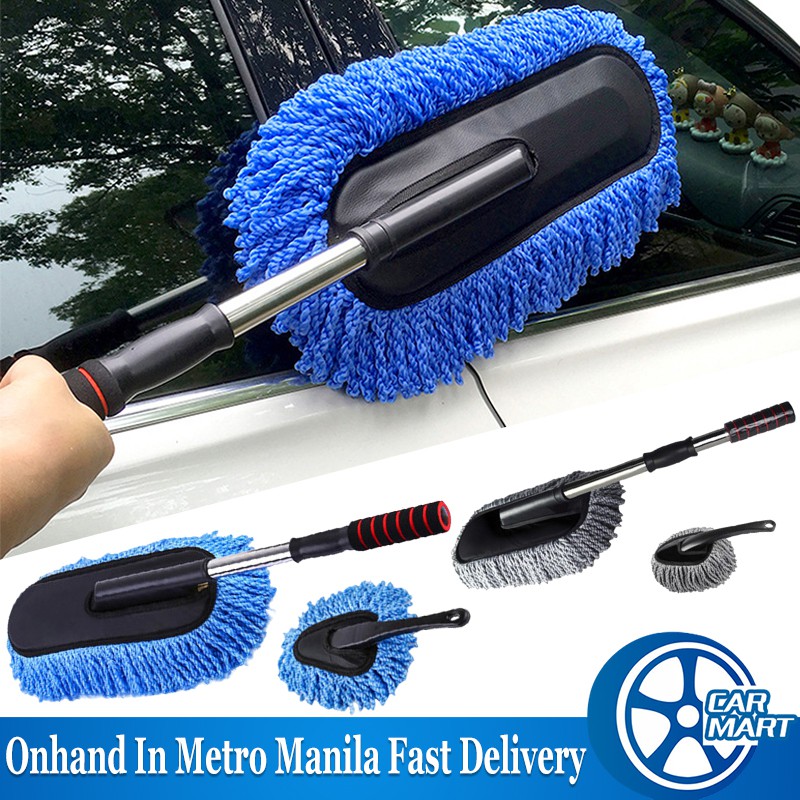 Car Brush Duster Dust Set Sweeping Wax Mop Microfiber Telescoping brush Cleaning Tools Supplies