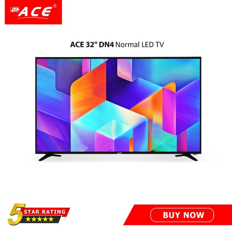 Traditionel kapacitet hæk ACE 32" Slim LED TV Black LED-808 DN4 | Shopee Philippines