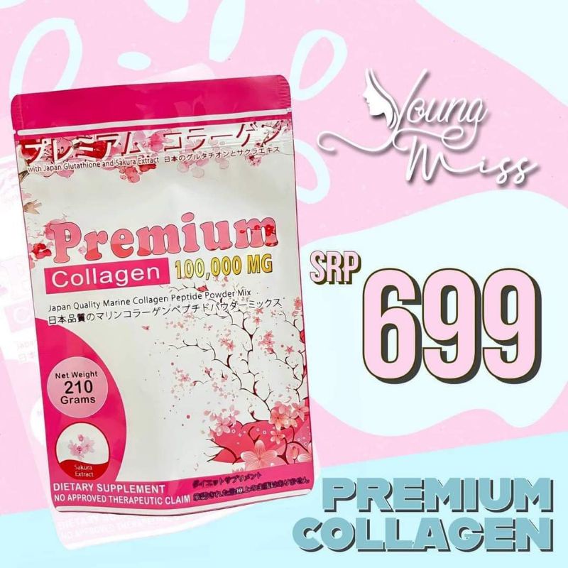 YOUNG MISS PREMIUM COLLAGEN 210g & 100g | Shopee Philippines