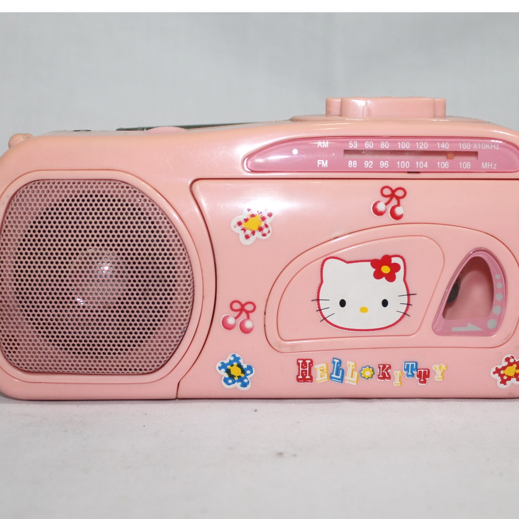 Working Hello Kitty Radio AMFM With Cassette Player Shopee Philippines