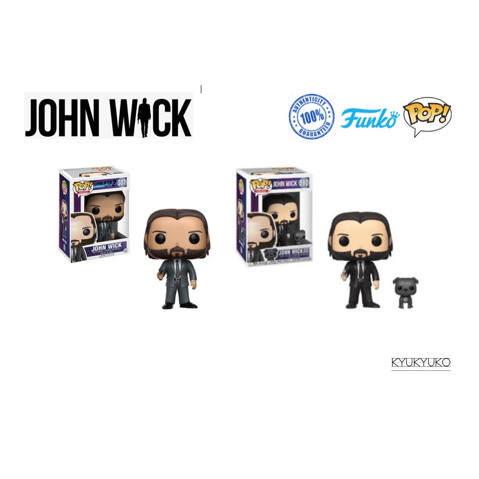 John wick with dog store funko pop