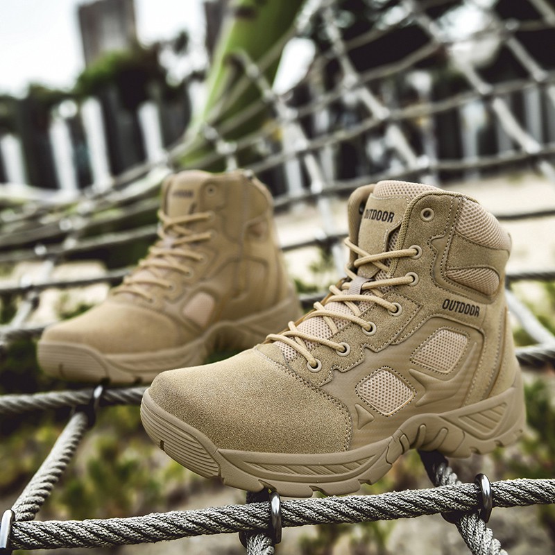 COD Men's Mid cut Lightweight Work Boots Outdoor Sports Men's Boots ...