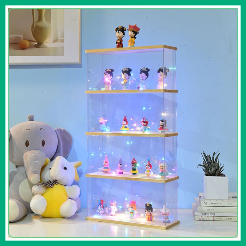 Desktop Blind Box Storage Stand Box Acrylic Hand Box Detachable Transparent Doll Display