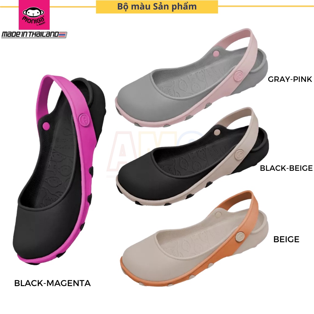 Thai molded plastic rain shoes with 2 layers of anti-slip sole MONOBO ...