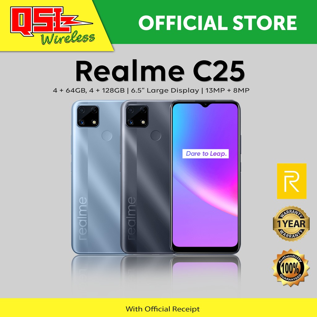 Realme C25, 4 + 64GB | 4 + 128GB | Shopee Philippines