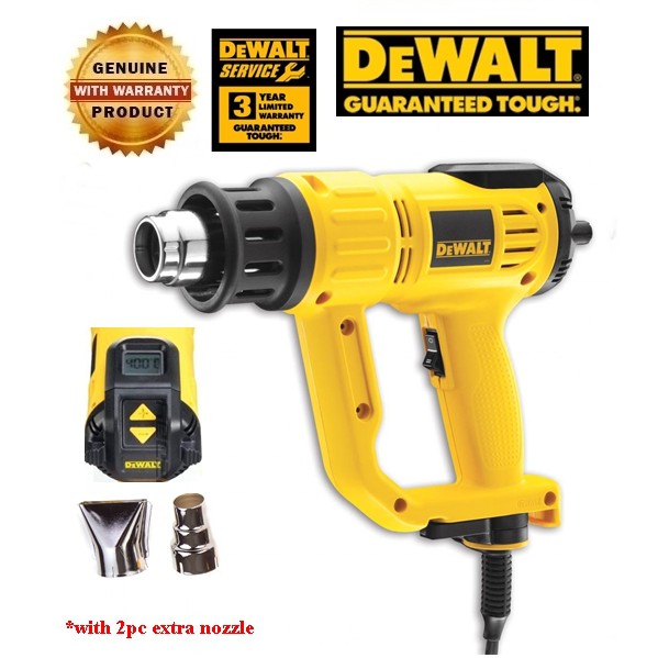 DeWALT Original D26414 Digital LED Heat Gun 2000W Shopee Philippines