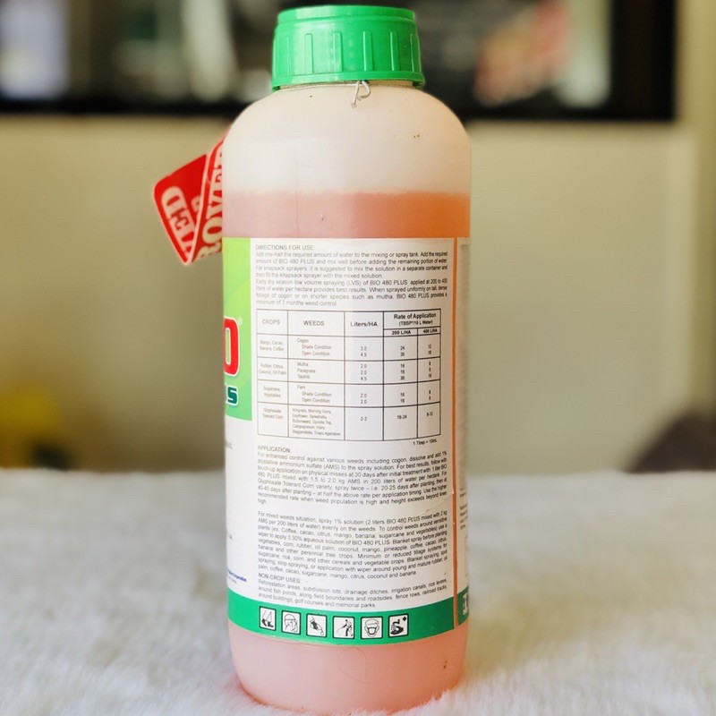 Bio480 Plus Herbicide 4L | 1L | Shopee Philippines