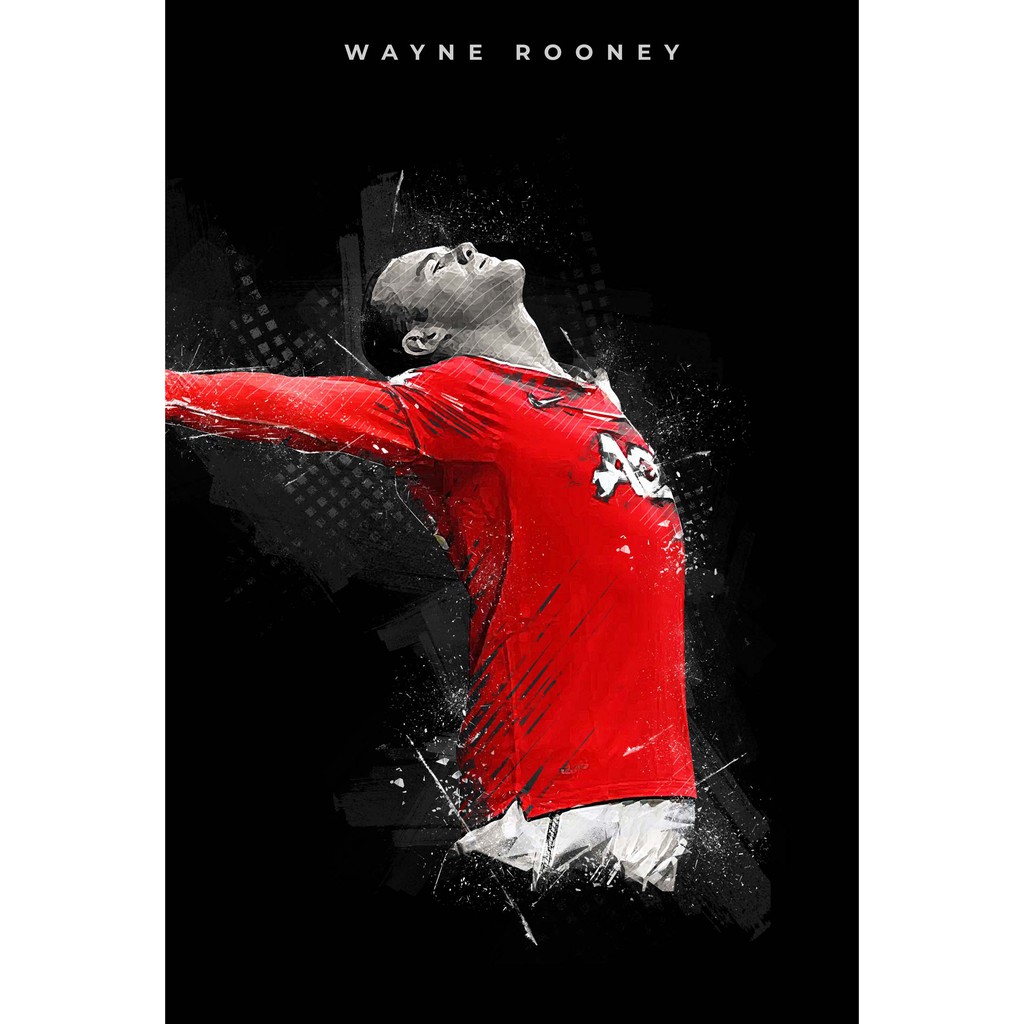 Poster Wayne Runey Wayne Rooney Manchester United Manchester United ...