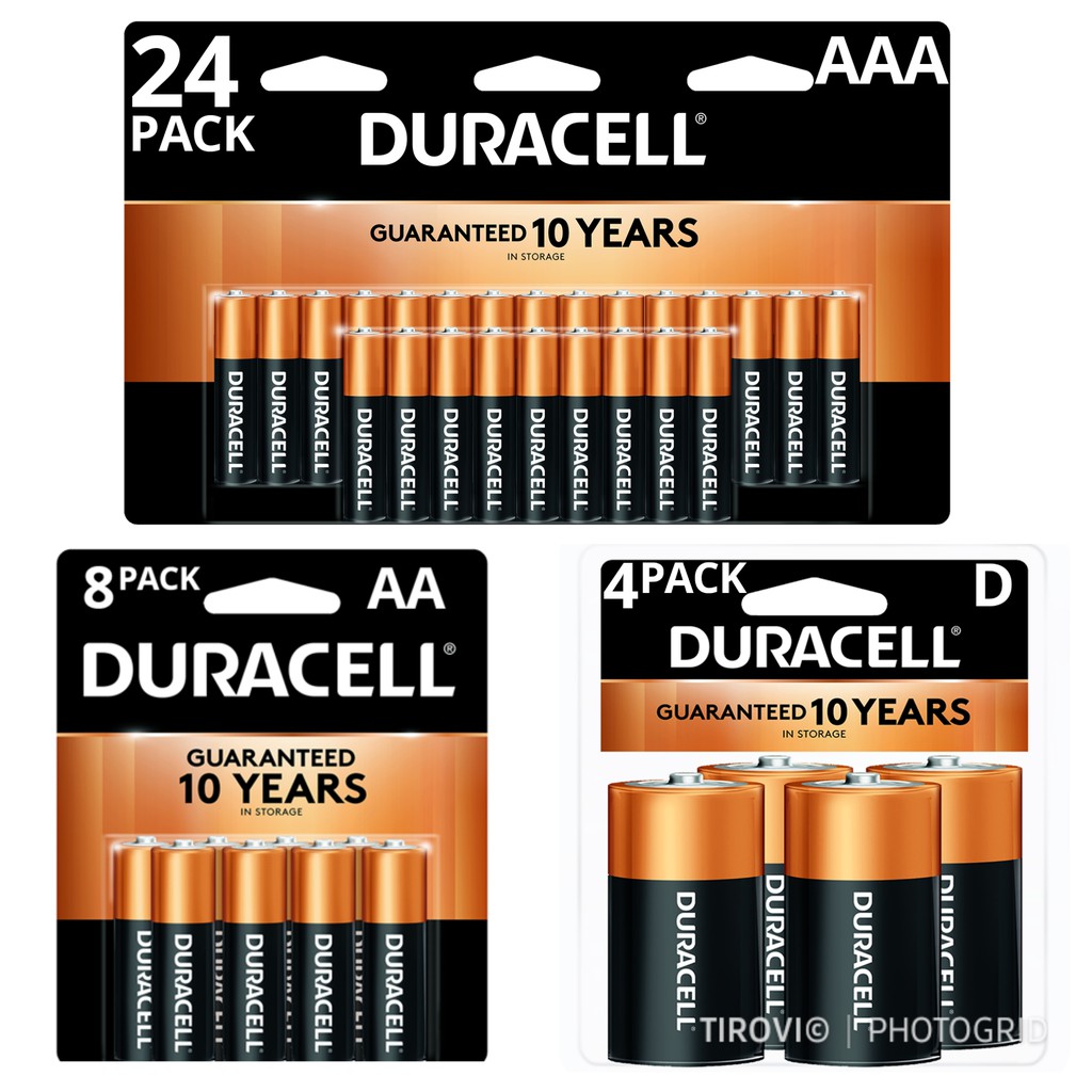 Duracell Alkaline AA Batteries 40 Pack
