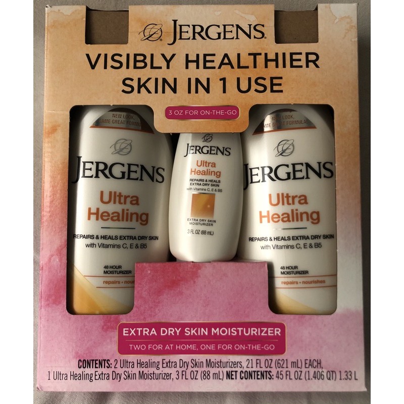 Jergens Ultra Healing lotion621ml(45 oz)Made & imported from USA.No