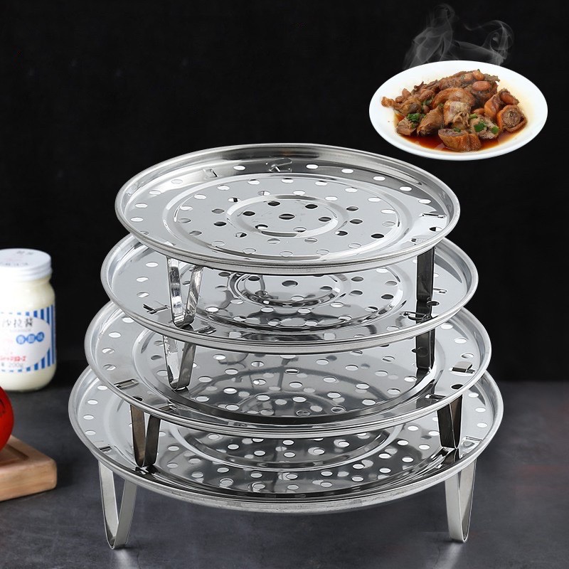 1pcs Stainless Steel Steamer Rack Insert Stock Pot Steaming Tray Stand
