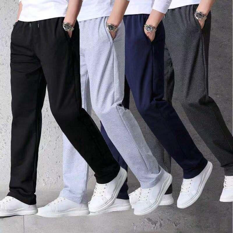 Cotton Joggers Men Jogging Sweatpants Sportswear Knit Tracksuit Sports ...