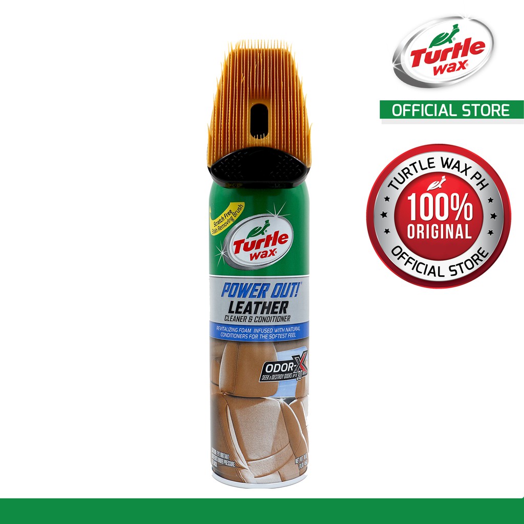Turtle Wax Power Out! Leather Cleaner & Conditioner OdorX 473ml 50652