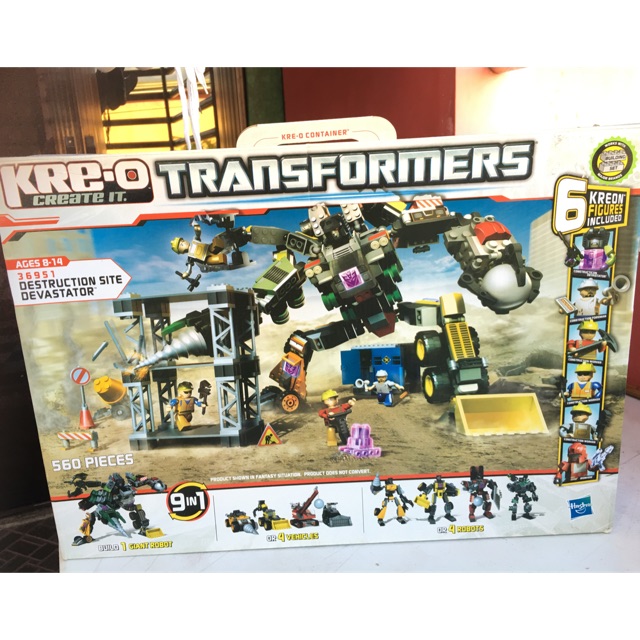 Kre o transformers sale destruction site devastator