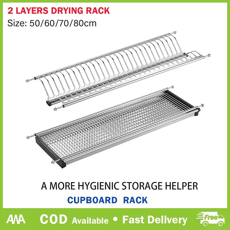 Kitchen Collection Dish Rack 2 Tier Cabinet Dish Drying Rack 304 ...