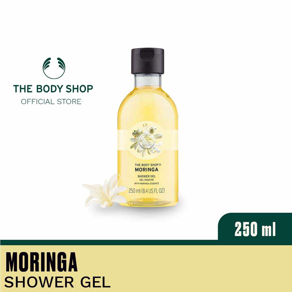 The Body Shop Moringa Shower Gel (250ml) Shopee Philippines