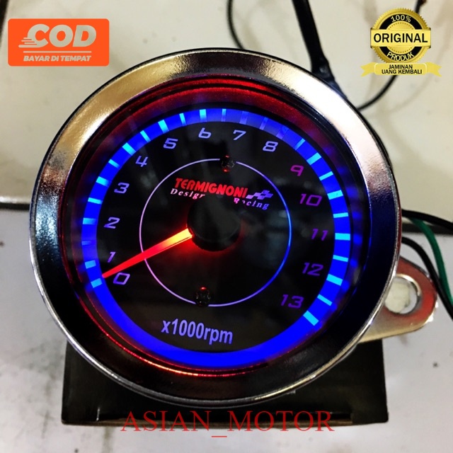 Universal LED RACING RPM TACHOMETER | Shopee Philippines