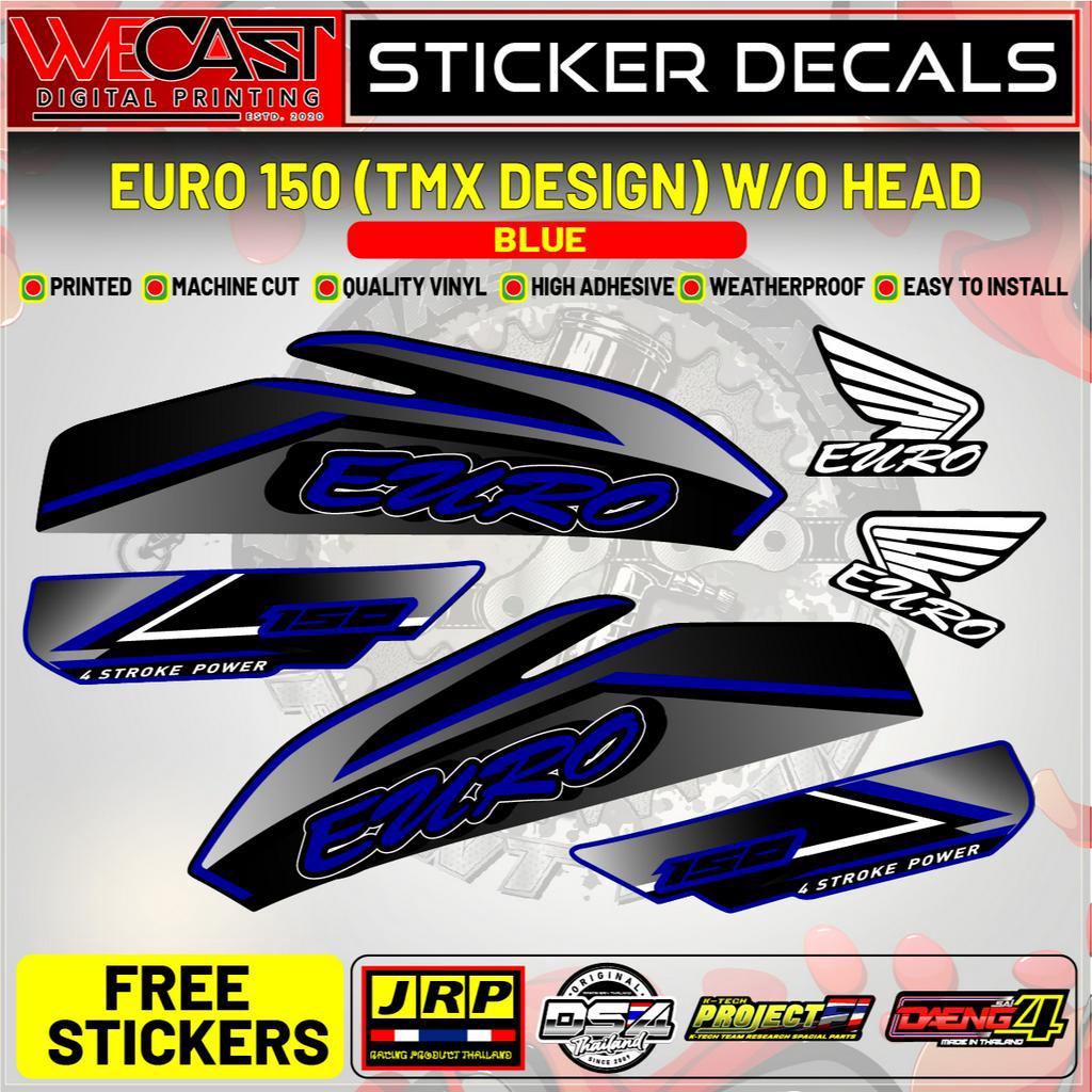 WECAST EURO TMX 150 Tank Decals Sticker for Motorcycle Accessories ...