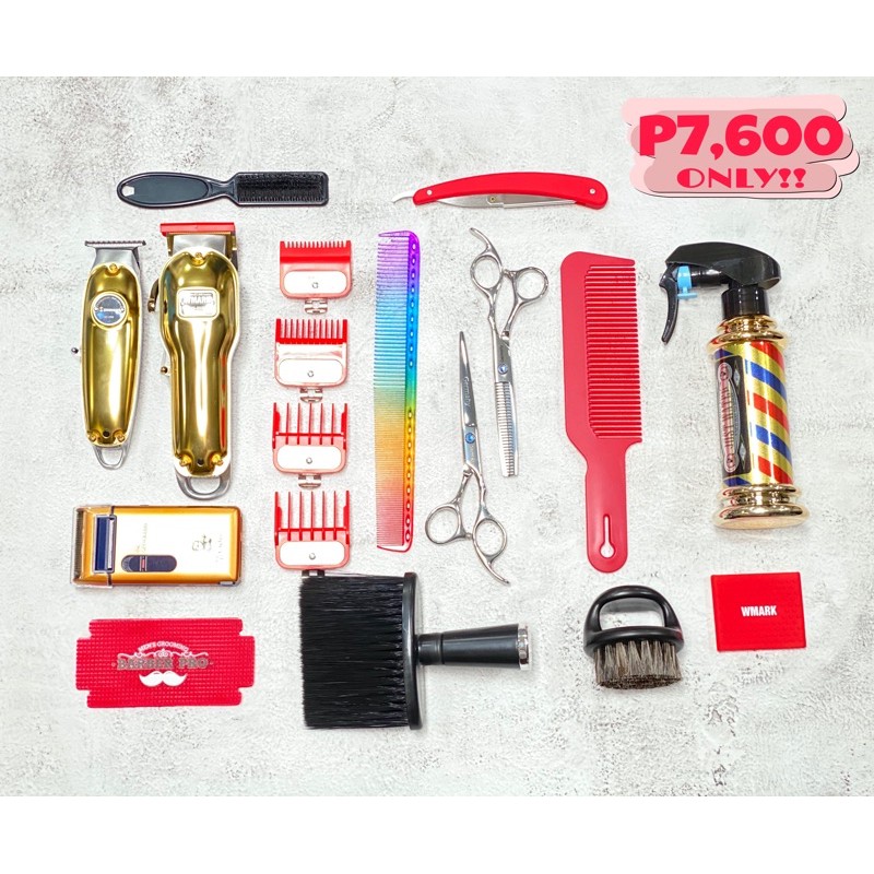 NEW BARBER PACKAGE C COMPLETE BARBER SET HAIR TOOL ELITE BARBER SALON ...