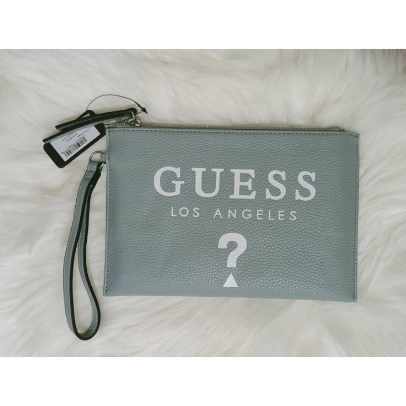 Guess best sale wristlet pouch