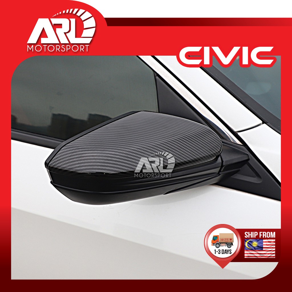 Aazon.co: 1Pair Side Irror Cover Cap Housing Fit For Hon-da 10th Gen - Foto 9