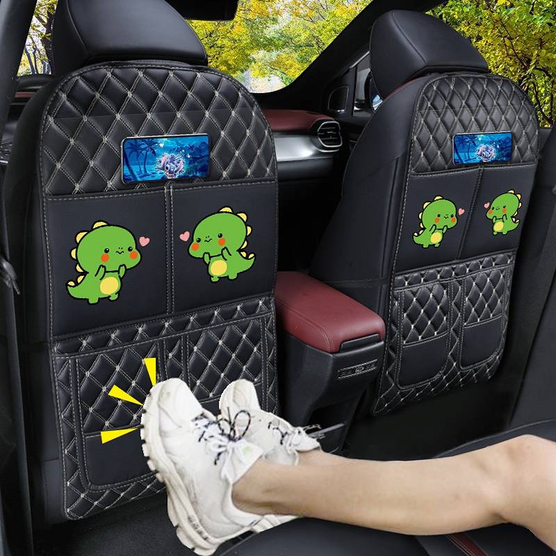 Car Seat Anti-Kick Cushion Car Stickers Rear Safety Seat Wear Resistant ...