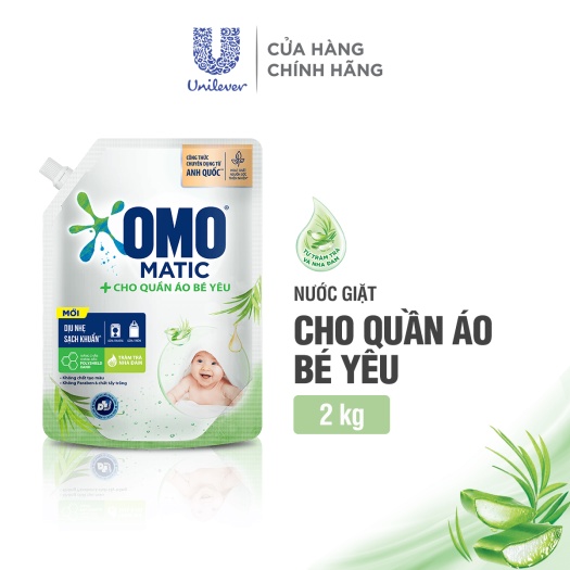 Omo Matic Laundry Detergent For Baby Clothes Bag 2kg Shopee Philippines