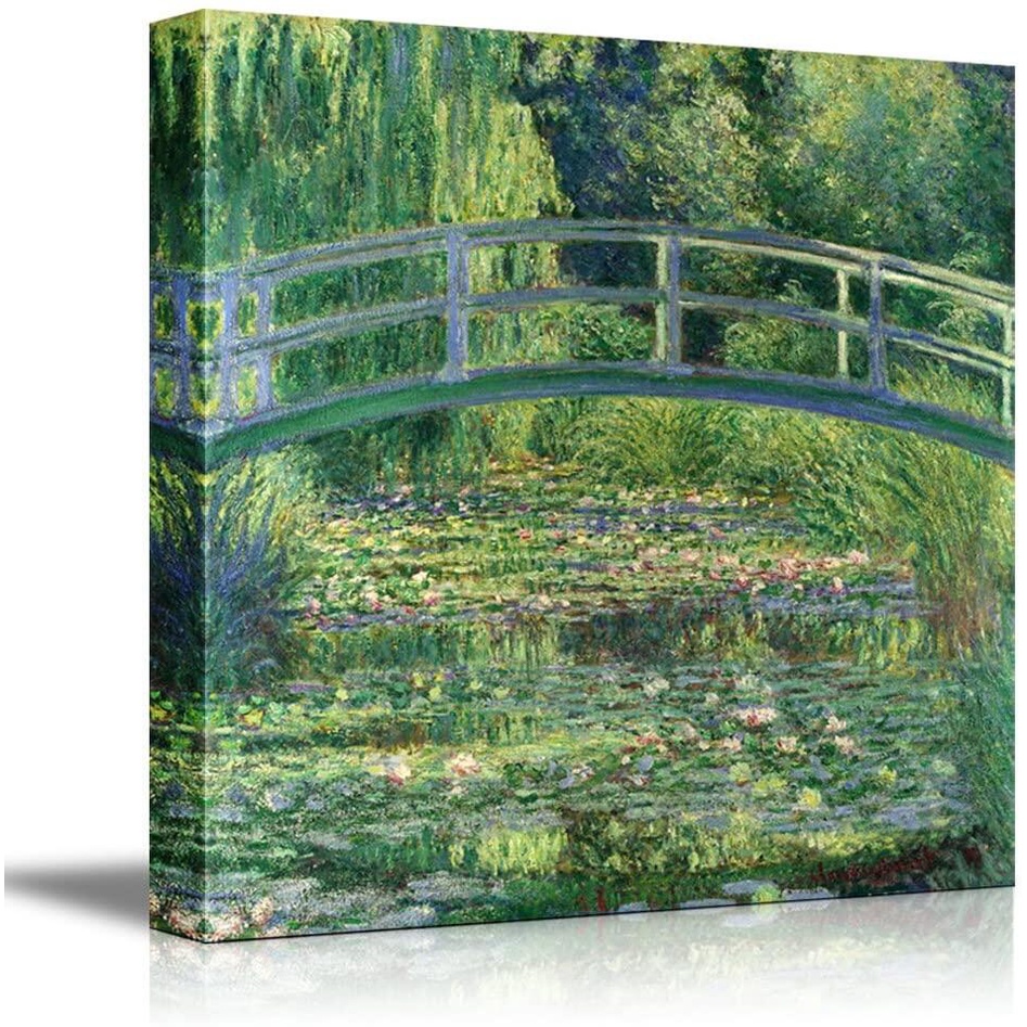 The Water Lily Pond by Claude Monet Giclee Canvas Prints Wrapped ...