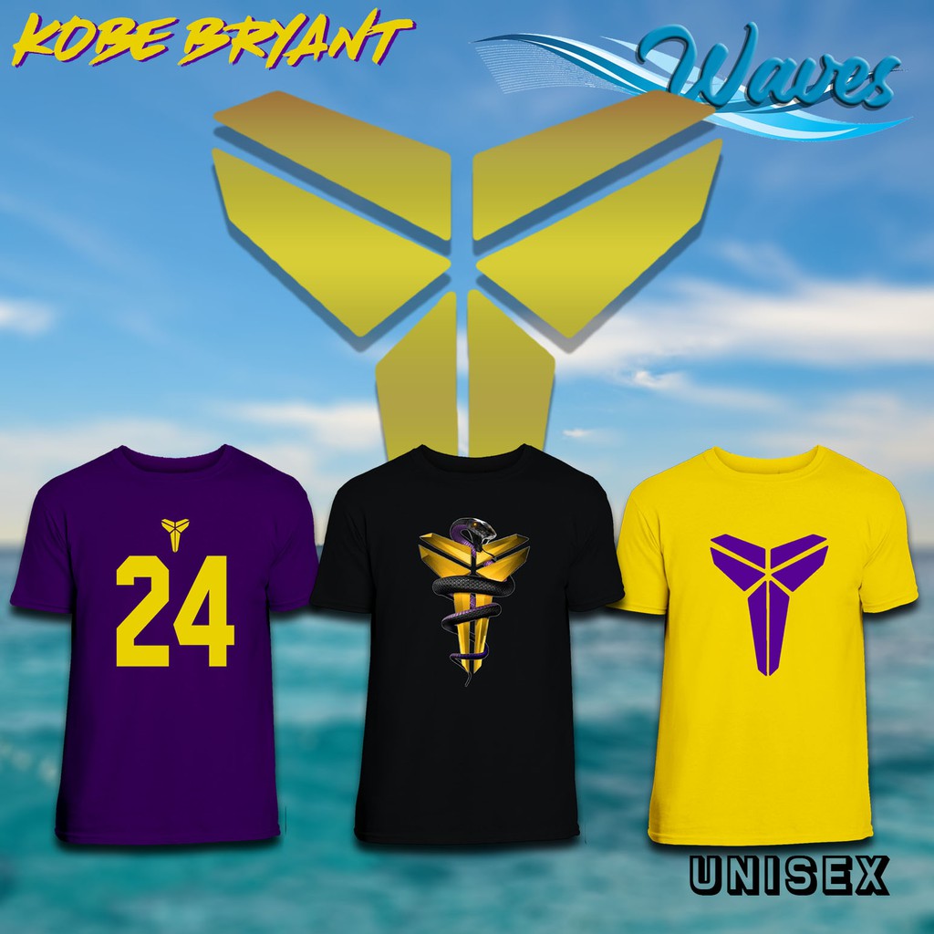 Kobe logo t on sale shirt