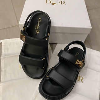 haldy leather slides