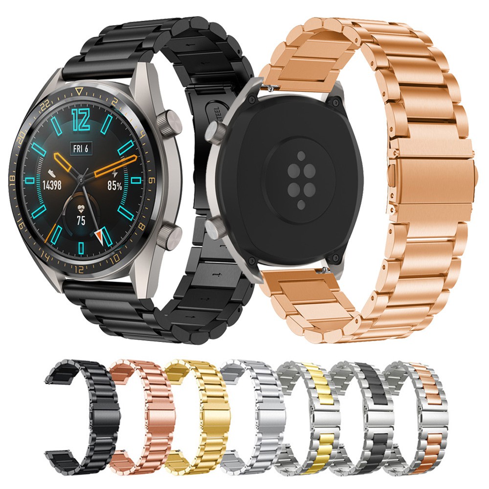 Huawei Watch GT1 GT2e GT2 pro GT2 GT3 46mm 42mm Strap Metal Wristband  Huawei Watch 3/3 Pro GT Runner 20mm 22mm Metal Fashion Business Strap