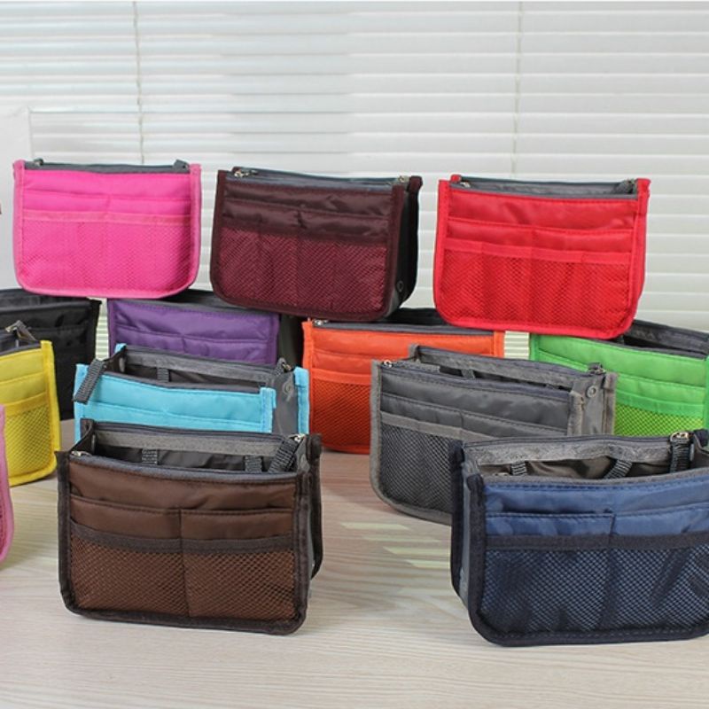 Plain Bag Organizer Multipurpose Portable Travel Organizer Pouch Bag