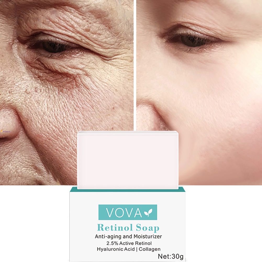 VOVA Retinol Anti Wrinkle Face Wash Soap Collagen Firming Lifting