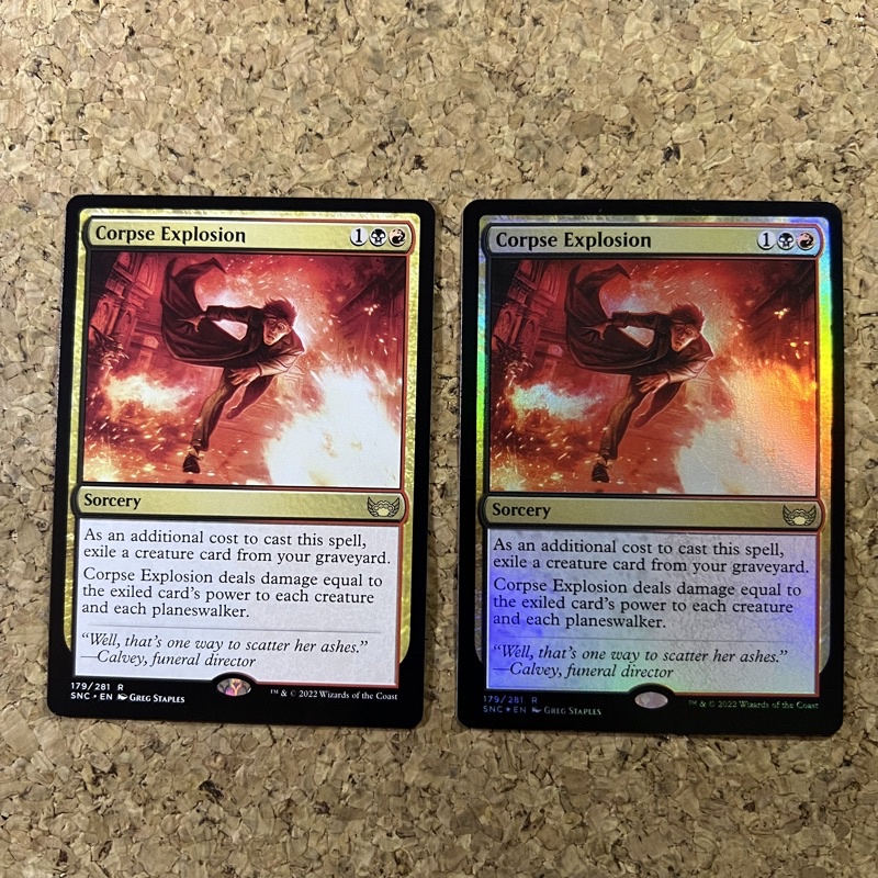 MTG CORPSE EXPLOSION STREETS OF NEW CAPENNA MULTICOLOR MAGIC THE   Ff6c8193056af22322bcb09369a75114