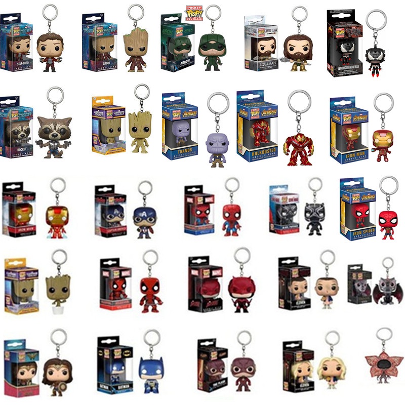 Funko Pocket Pop! Keychain: Marvel Avengers 4: Iron Man Wonder Woman ...