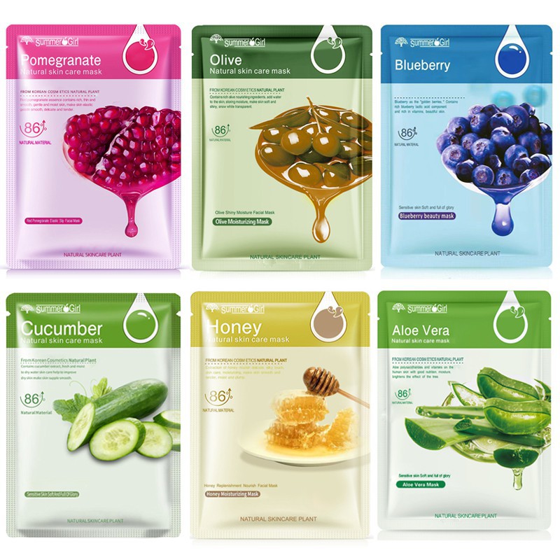 sunisa summer girl 100 AUTHENTIC Korean Style Face MASK SHEET star