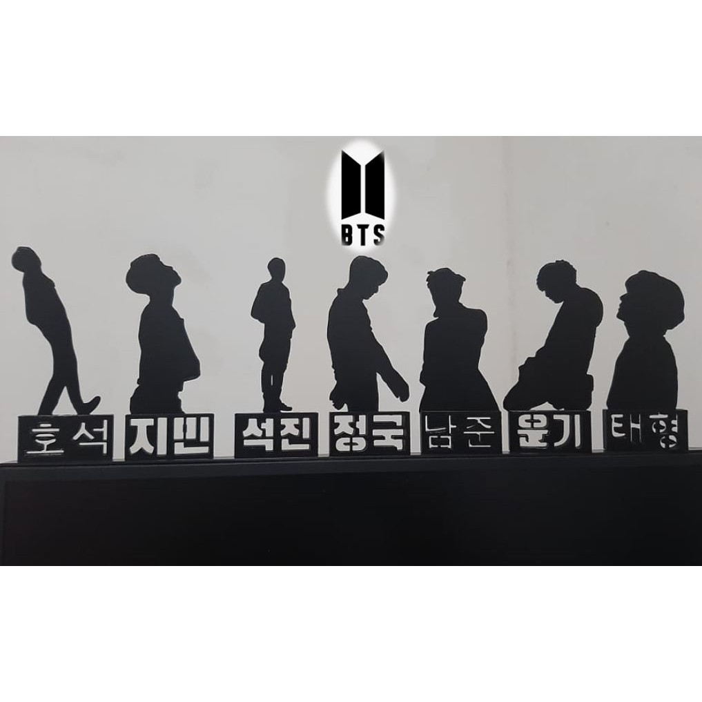 BTS Members Silhouette K-Pop | Shopee Philippines