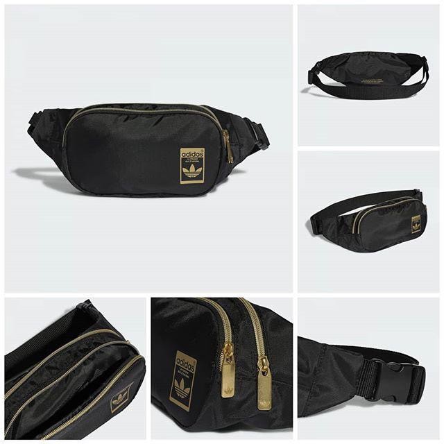 Black and gold shop adidas fanny pack